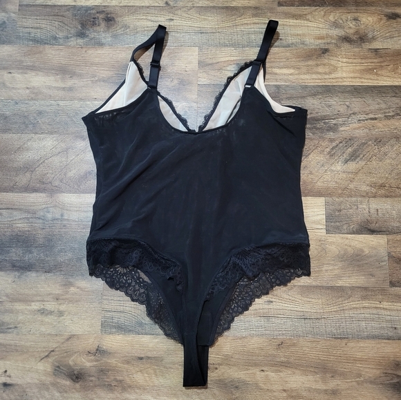 Popilush V-Neck Lace Corset Shapewear Bodysuit With Tummy Control Size 3XL - Picture 9 of 9